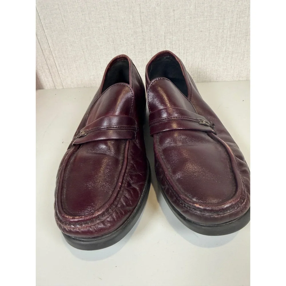 Hush puppies men loafers‎ size 11 leather brown